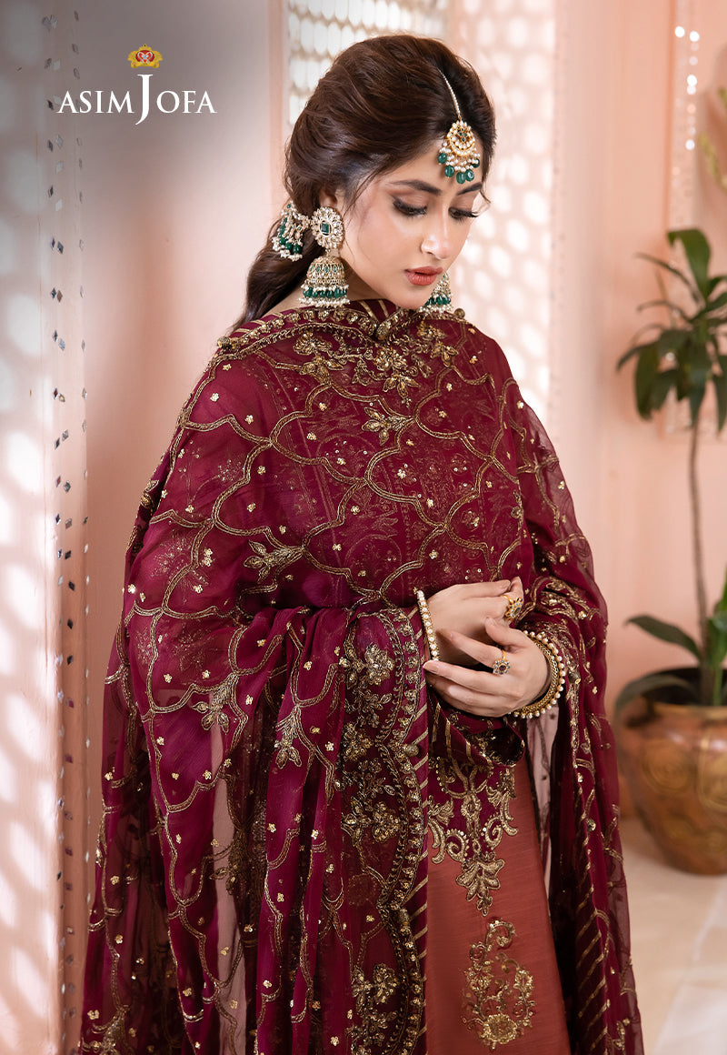 3 Piece Stitched - Luxury Embroidered Chiffon | AsimJofa