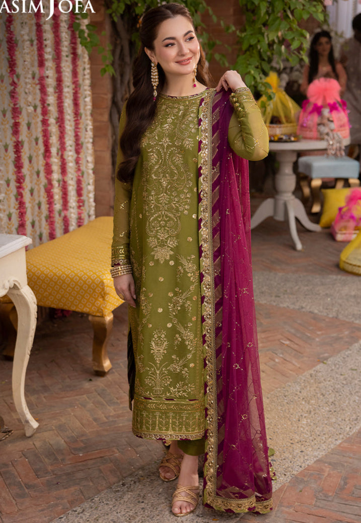 3 Piece Stitched - Luxury Embroidered Chiffon | AsimJofa