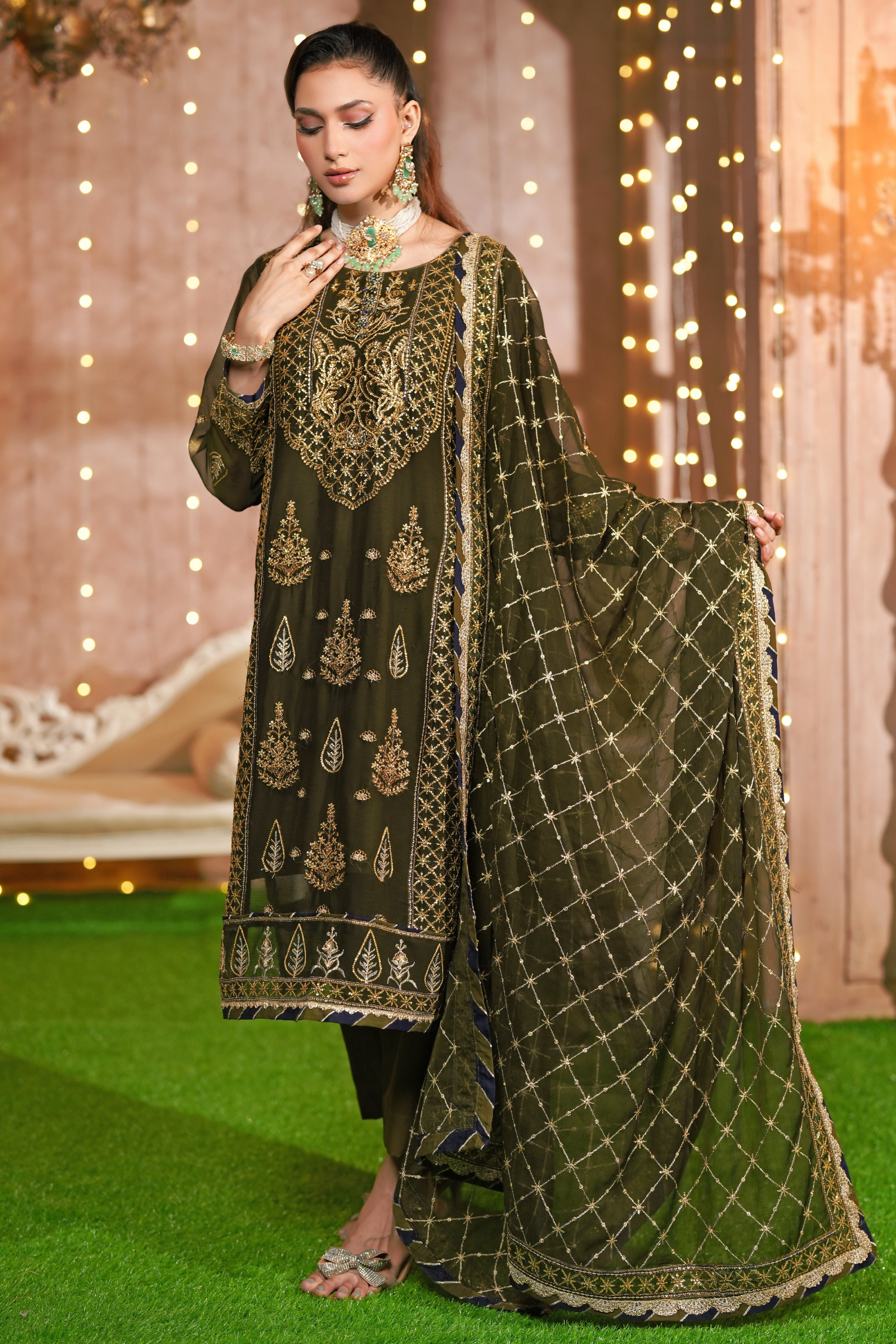 3 Piece Stitched - Sara