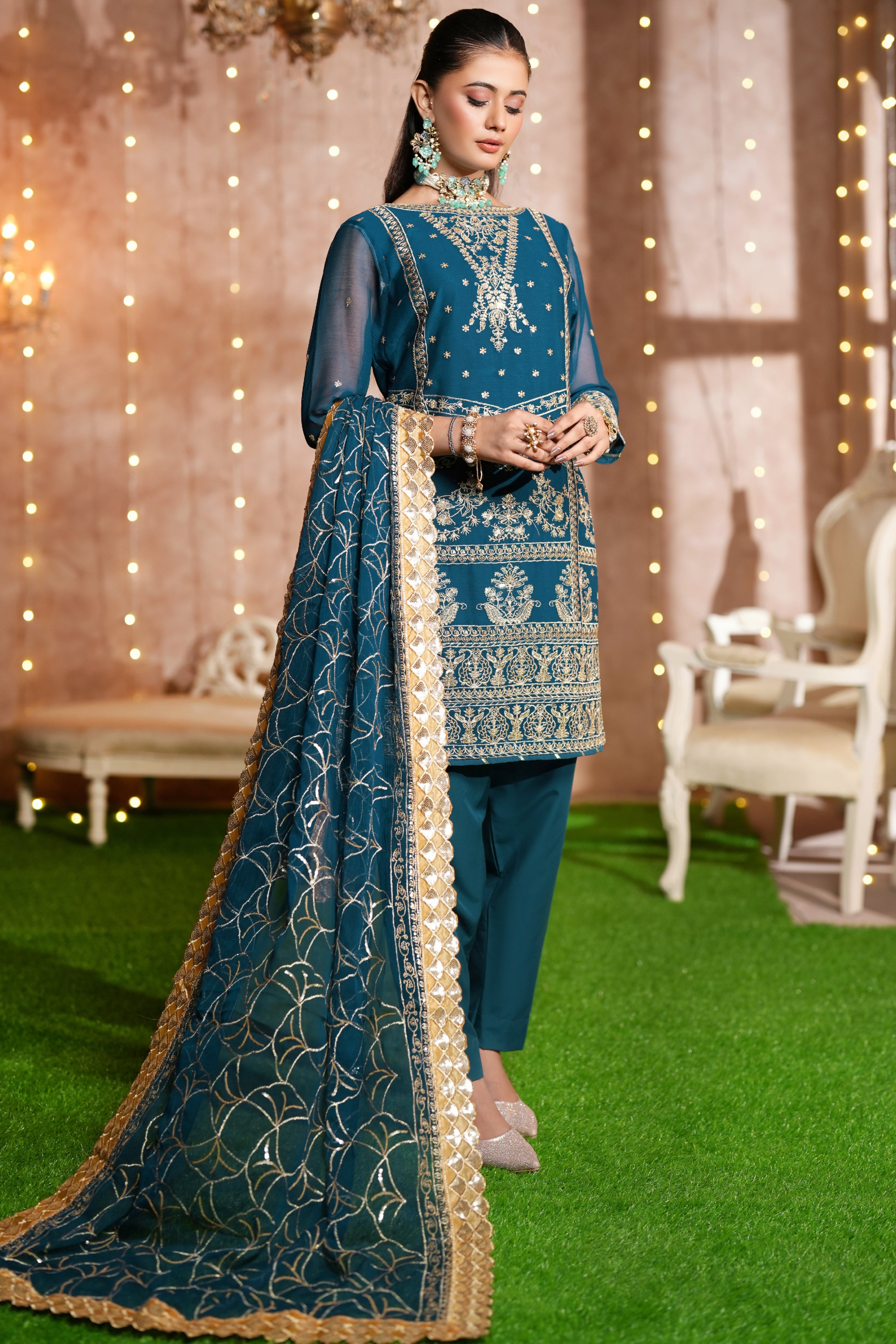 3 Piece Stitched - Neha