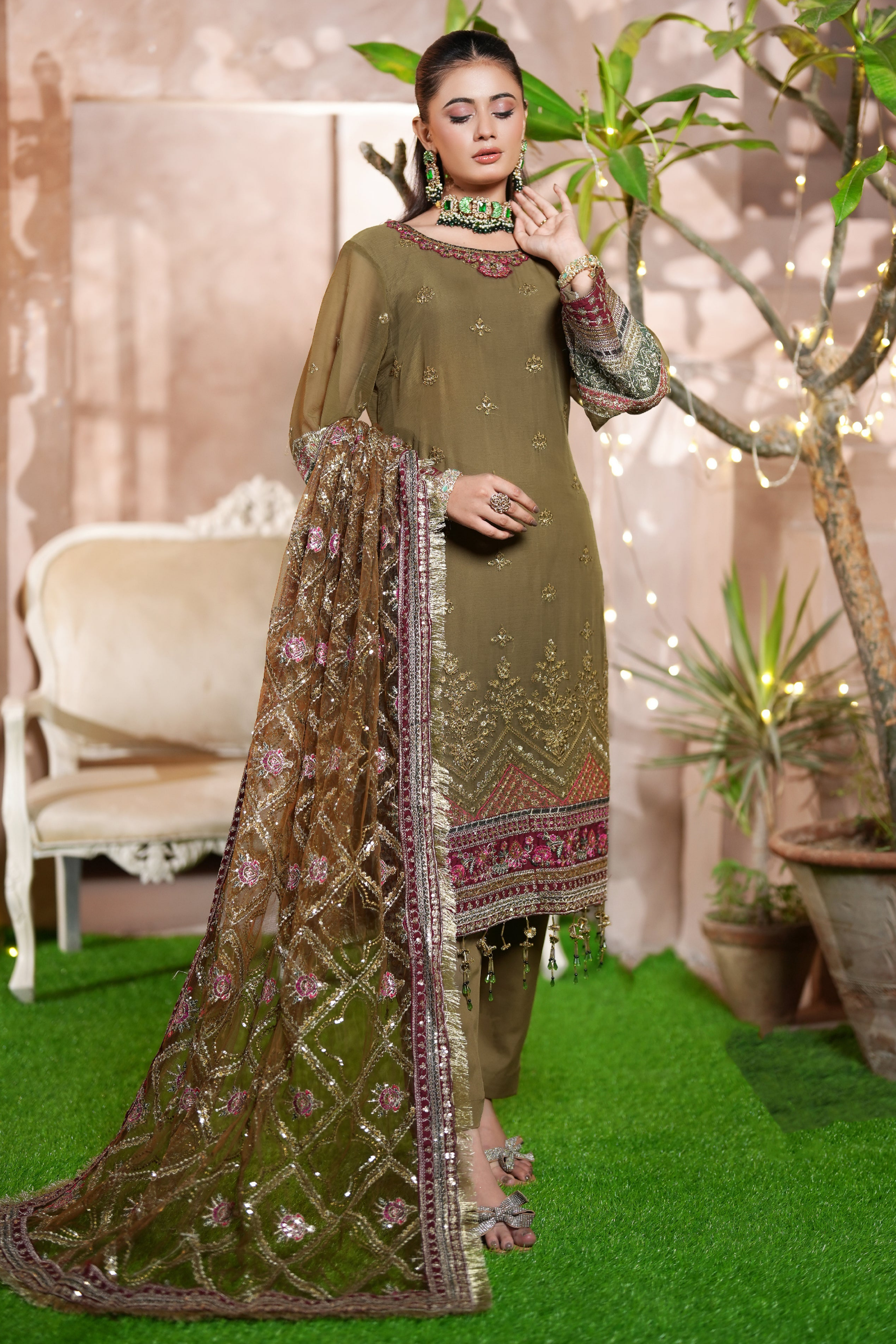 3 Piece Stitched - Zoya