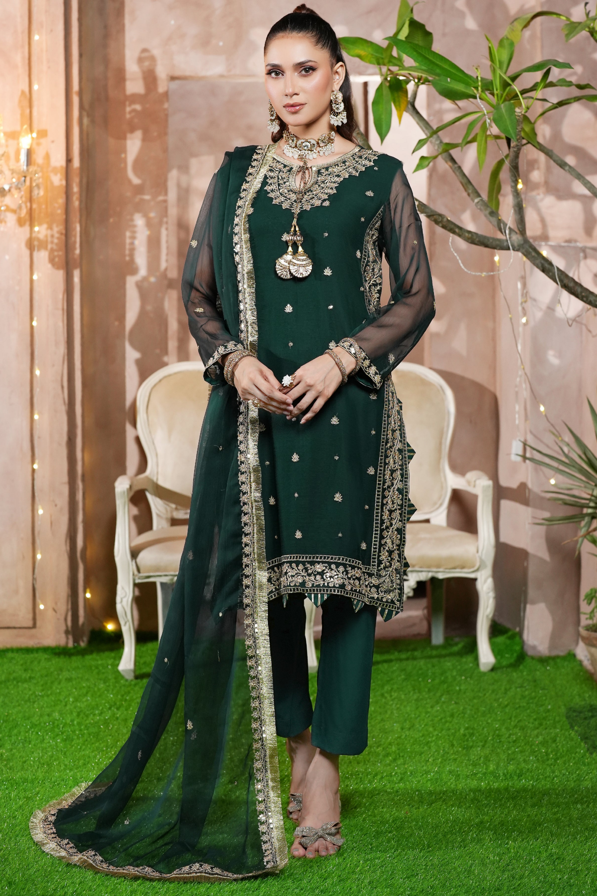 3 Piece Stitched - Arwa