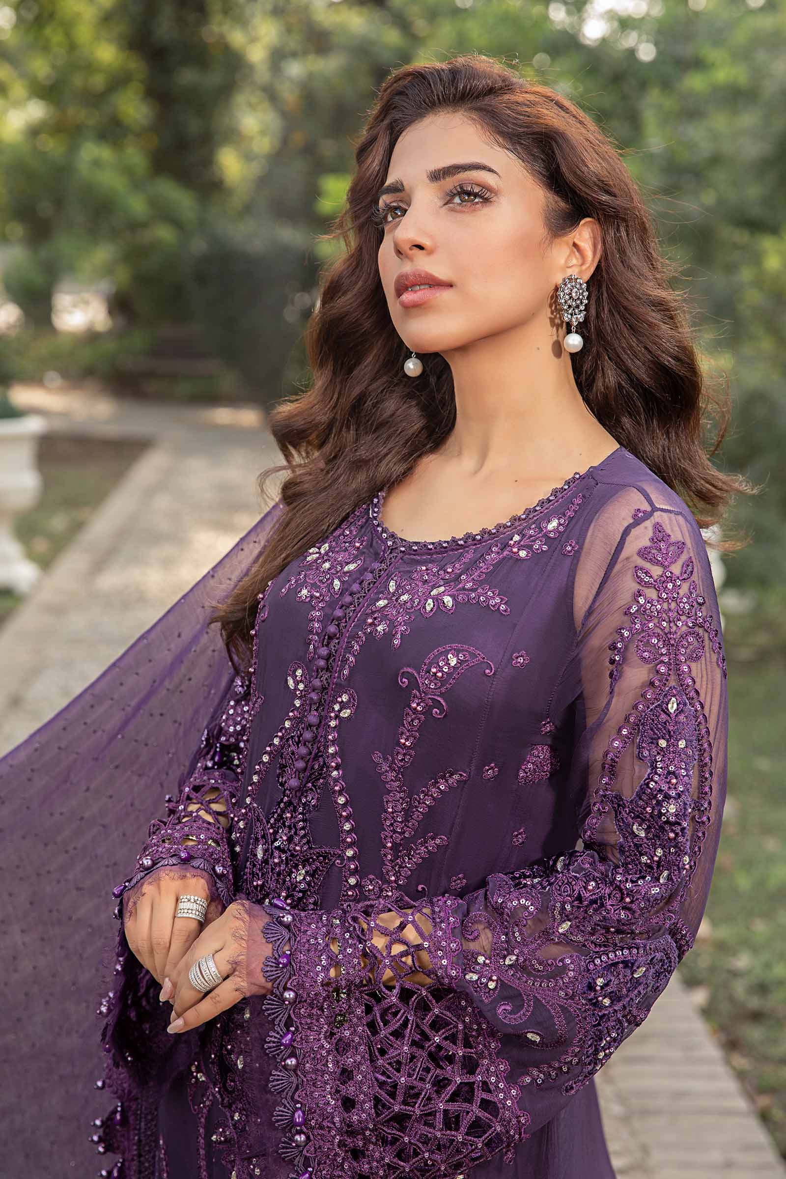 Embroidered Chiffon By Maria.B - STITCHED
