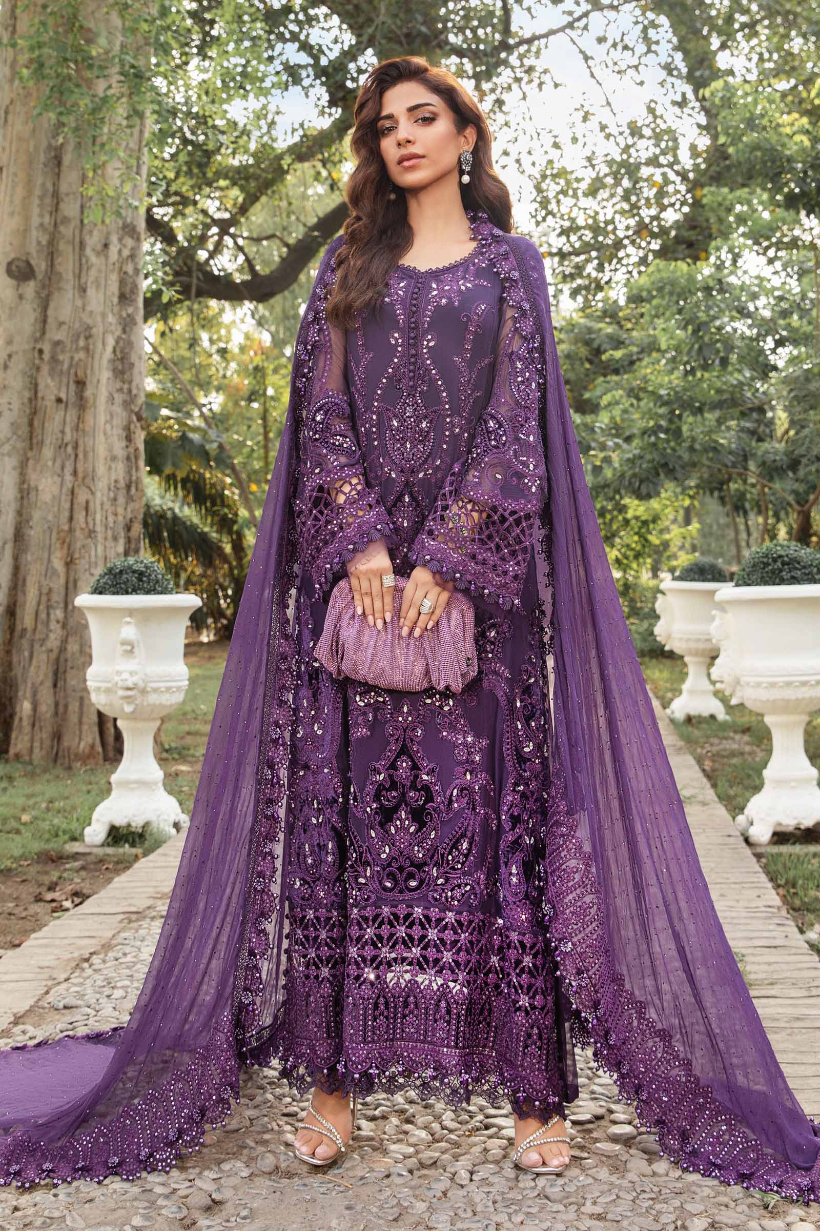 Embroidered Chiffon By Maria.B - STITCHED