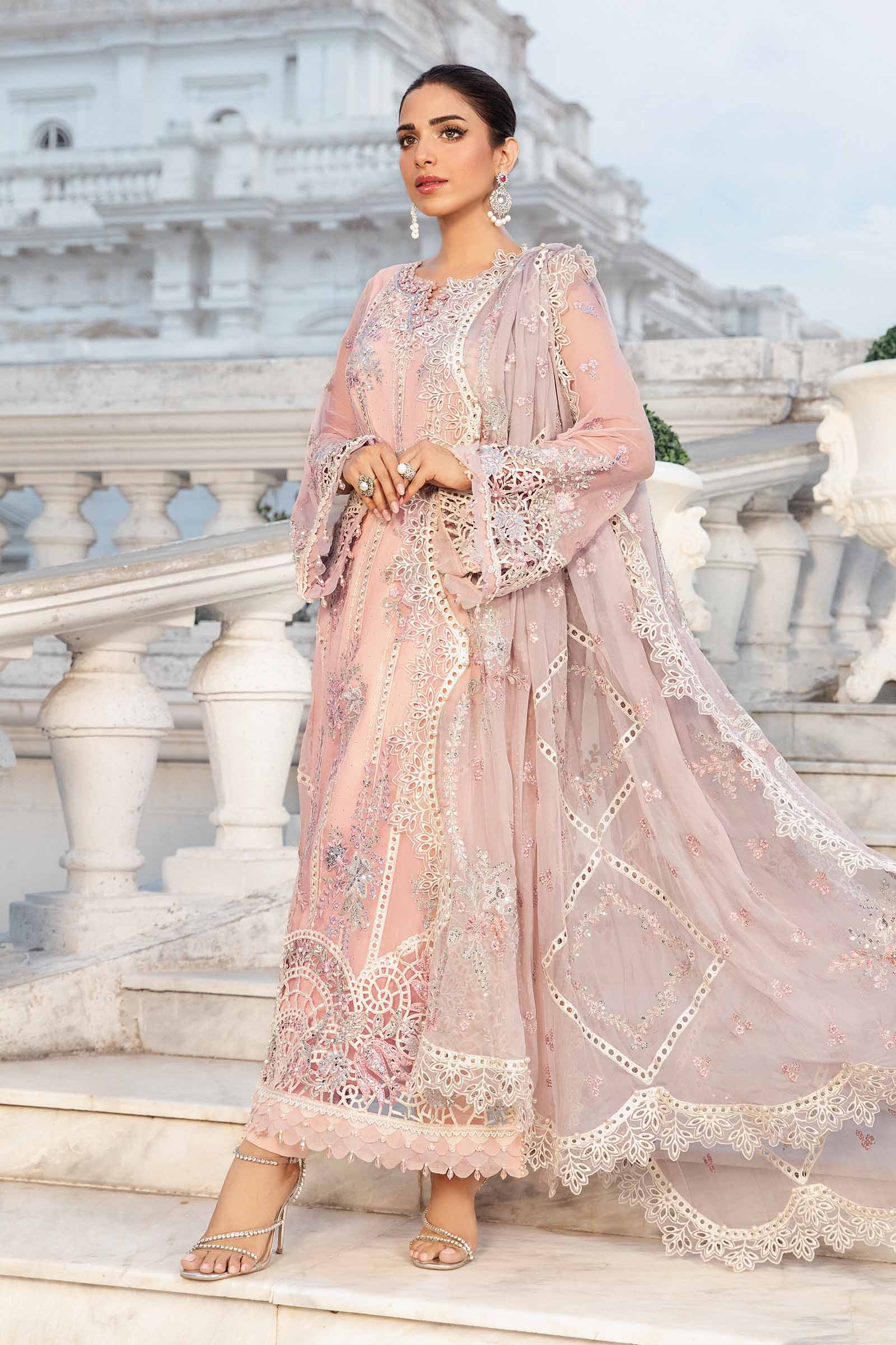 Embroidered Chiffon By Maria.B - STITCHED
