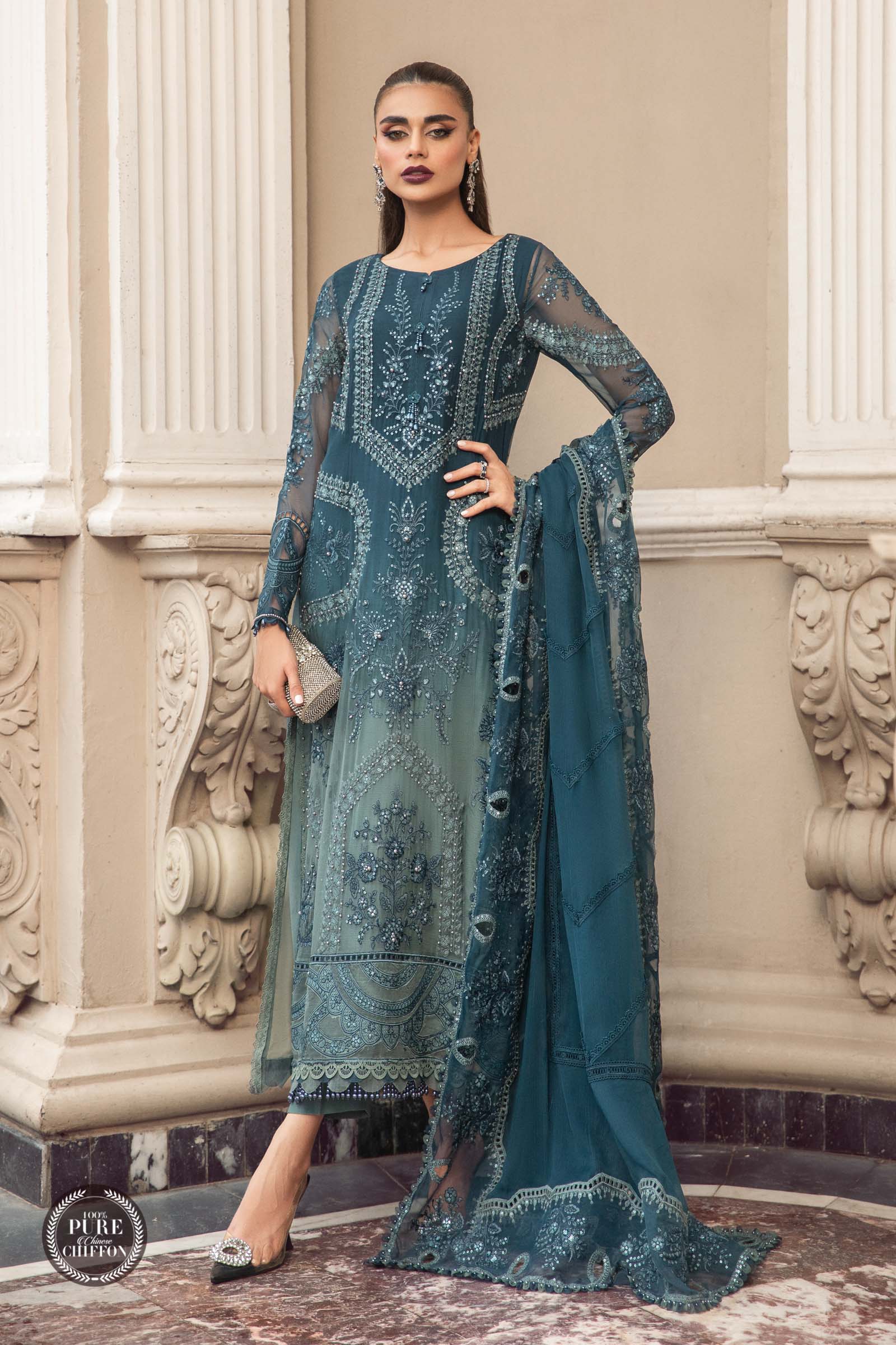 Teal Blue By Maria.B - STITCHED