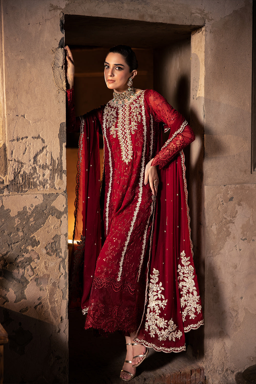 Royal Crimson By Azure - STITCHED