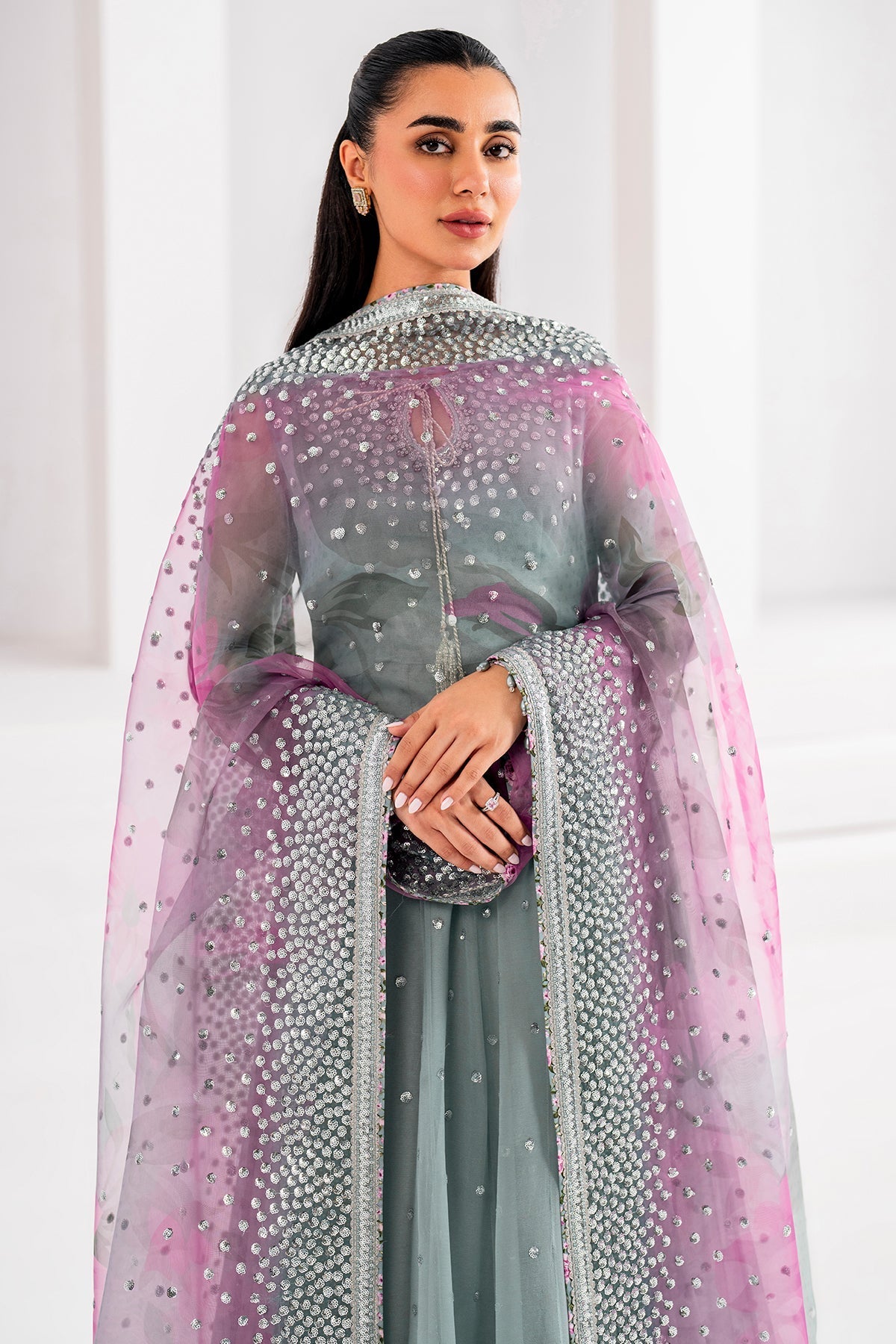 Embroidered Chiffon By Jazmin - STITCHED